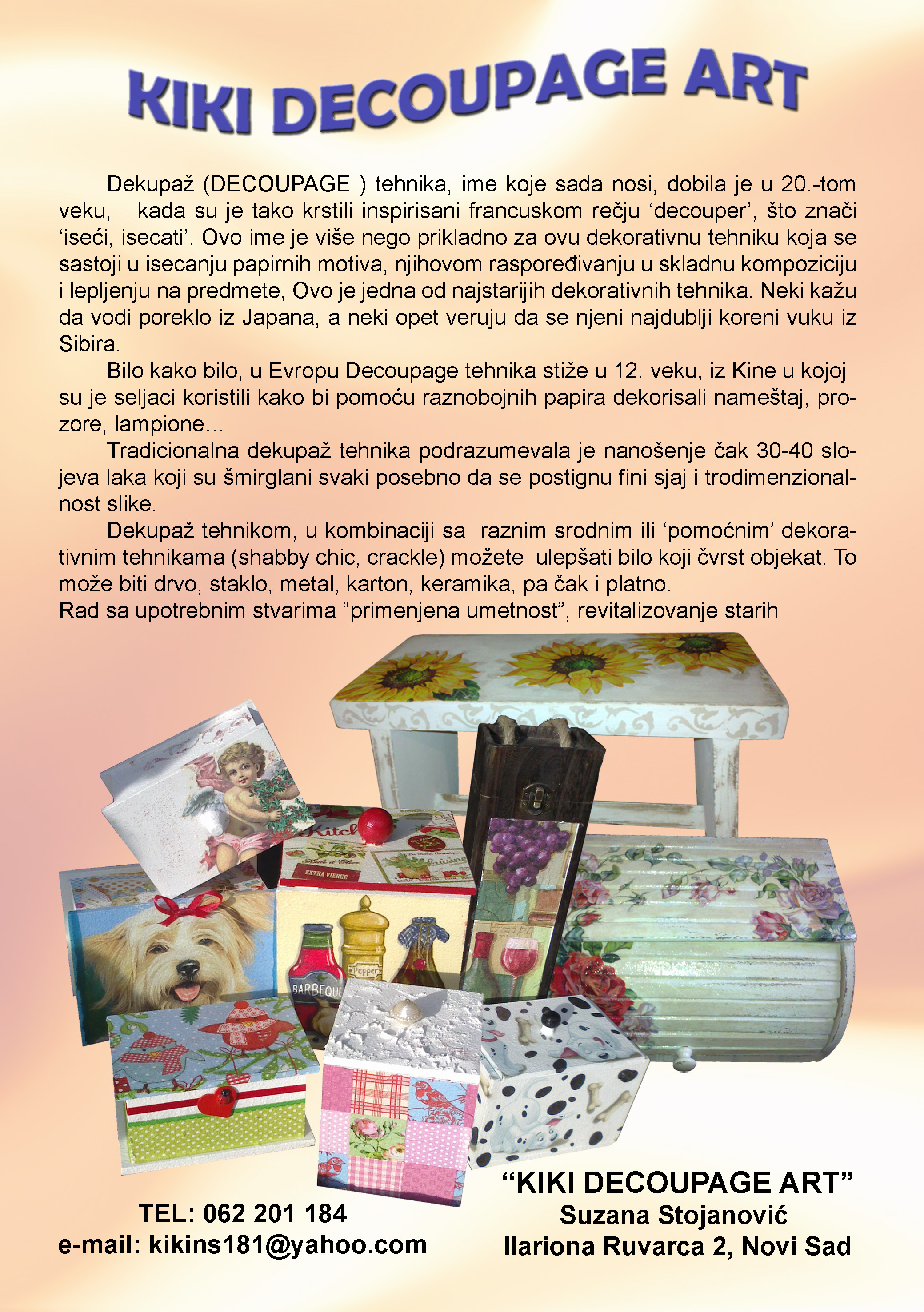 KIKI DECOUPAGE ART